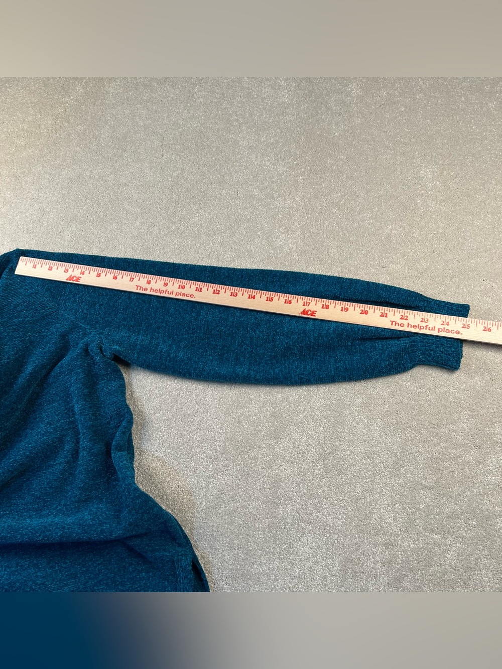 Apt 9 Sweater V Neck Blue Chenille NWT Soft Comfy Pullover Casual Women's Large - Picture 10 of 10